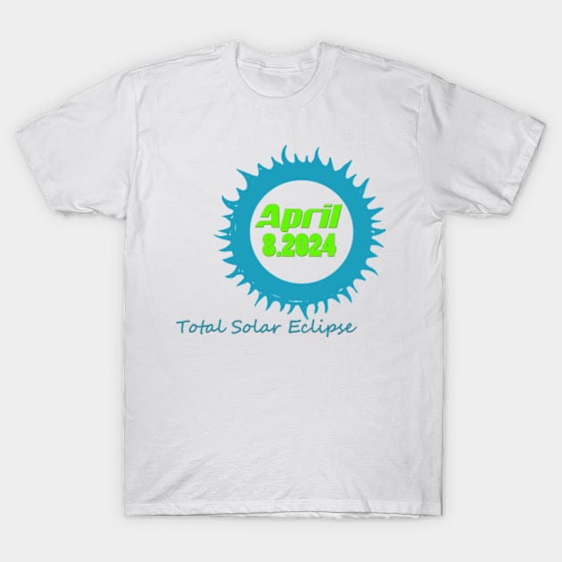 Total Solar Eclipse 2024 T-Shirt by MIXCOLOR